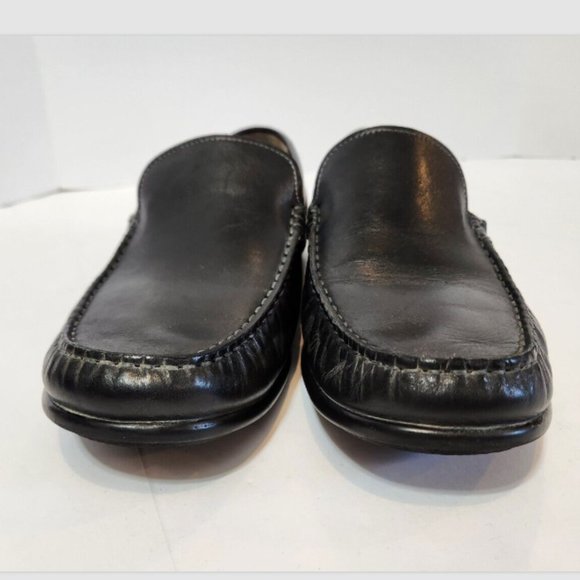 Ecco Moc Toe Driving Loafers Leather Slip On Shoes main image 5